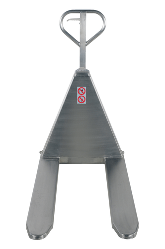 Centerline Dynamics Tote Lifters Vestil Stainless Steel Hand Pump Tote Lift 60 In. x 27 In. x 48 In. 2000 Lb. Capacity Blue