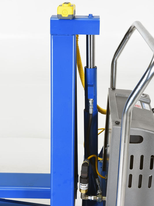 Centerline Dynamics Tote Lifters Vestil Steel AC Powered High Lift Table 20 In. x 48 In. 2500 Lb. Capacity