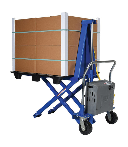 Centerline Dynamics Tote Lifters Vestil Steel AC Powered High Lift Table 20 In. x 48 In. 2500 Lb. Capacity
