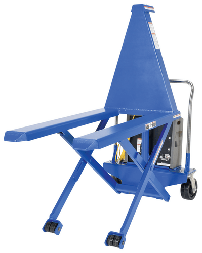 Centerline Dynamics Tote Lifters Vestil Steel DC Powered High Lift Table 27 In. x 48 In. 2500 Lb. Capacity