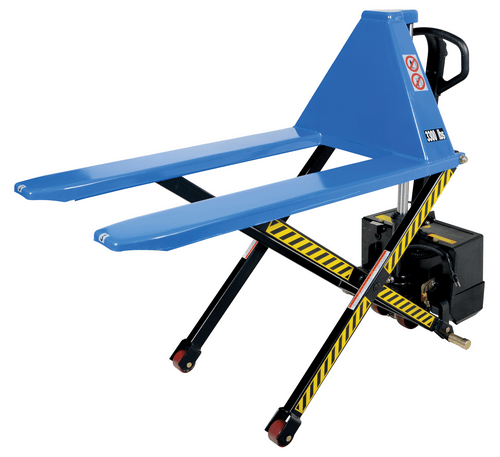 Centerline Dynamics Tote Lifters Vestil Steel DC Powered Tote Lift 63 In. x 26-3/4 In. x 46-1/2 In. 3000 Lb. Capacity