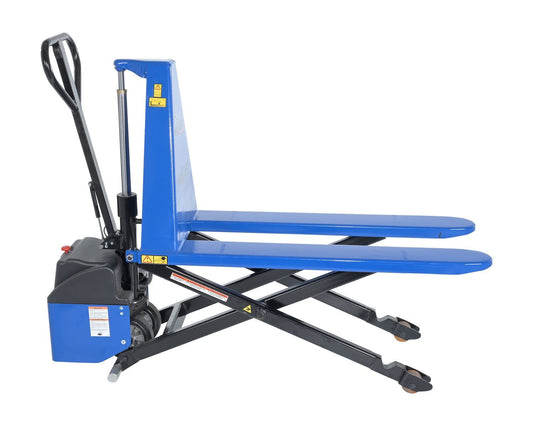 Centerline Dynamics Tote Lifters Vestil Steel Pramac DC Powered High Lift Pallet Truck 67 In. x 21-1/2 In. x 49-1/2 In. 2200 Lb. Capacity