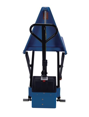 Centerline Dynamics Tote Lifters Vestil Steel Pramac DC Powered High Lift Pallet Truck 67 In. x 26-1/2 In. x 49-1/2 In. 2200 Lb. Capacity