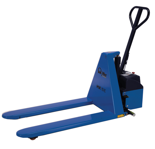 Centerline Dynamics Tote Lifters Vestil Steel Pramac DC Powered High Lift Pallet Truck 67 In. x 26-1/2 In. x 49-1/2 In. 2200 Lb. Capacity
