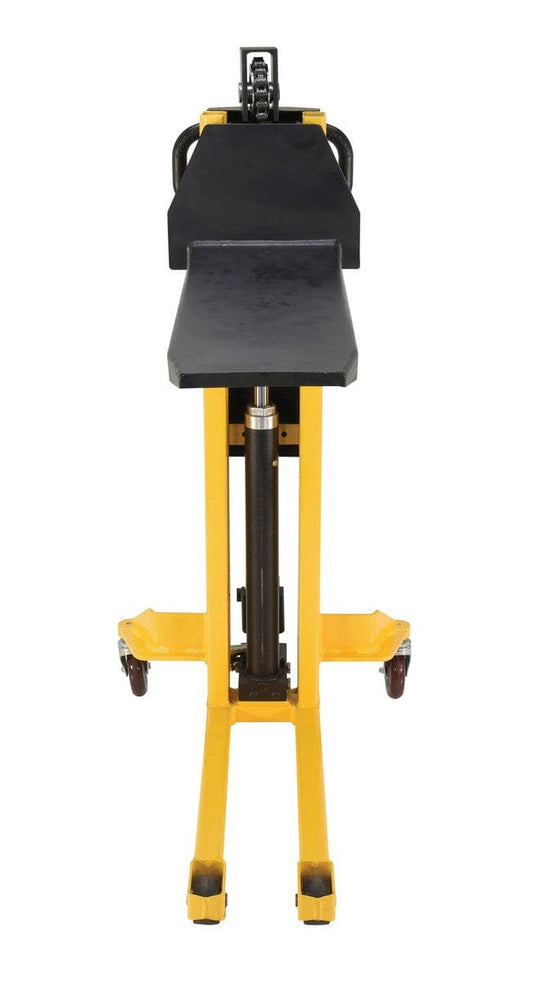 Centerline Dynamics Tote Lifters Vestil Steel Single Fork Skid Positioner Lifter 600 Lb. Capacity