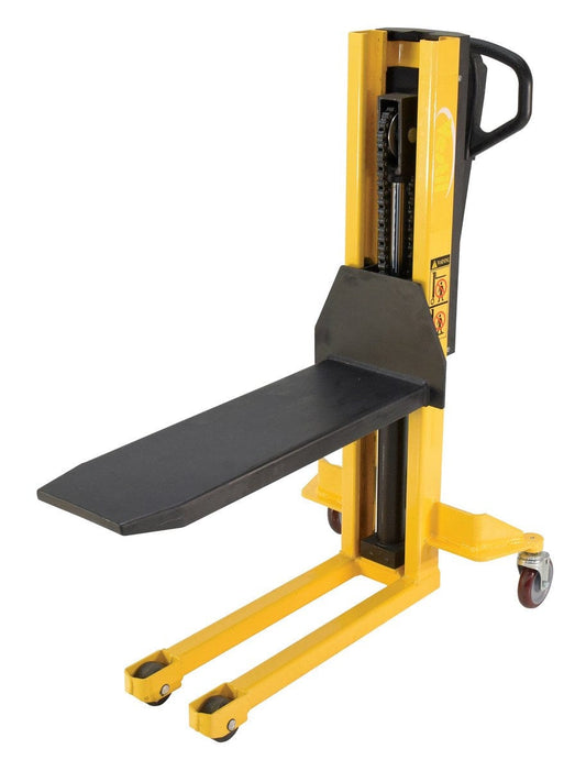 Centerline Dynamics Tote Lifters Vestil Steel Single Fork Skid Positioner Lifter 600 Lb. Capacity