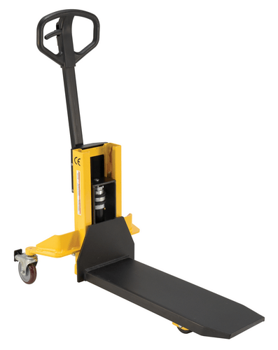 Centerline Dynamics Tote Lifters Vestil Steel Single Fork Skid Positioner Lifter 800 Lb. Capacity