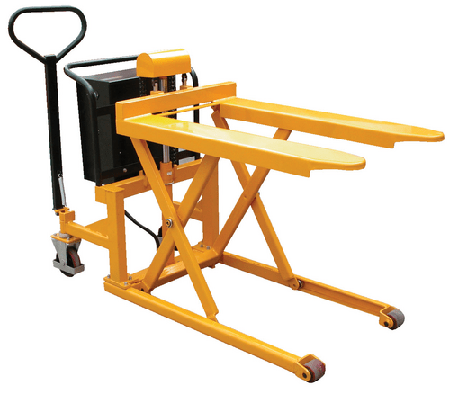 Centerline Dynamics Tote Lifters Vestil Steel Tote-A-Load DC Powered Fork Size 21 In. x 43 In. 2,200 Lb. Capacity