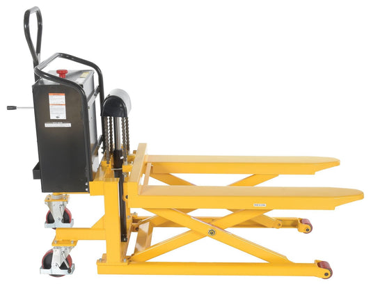 Centerline Dynamics Tote Lifters Vestil Steel Tote-A-Load DC Powered Fork Size 27 In. x 43 In. 2,200 Lb. Capacity