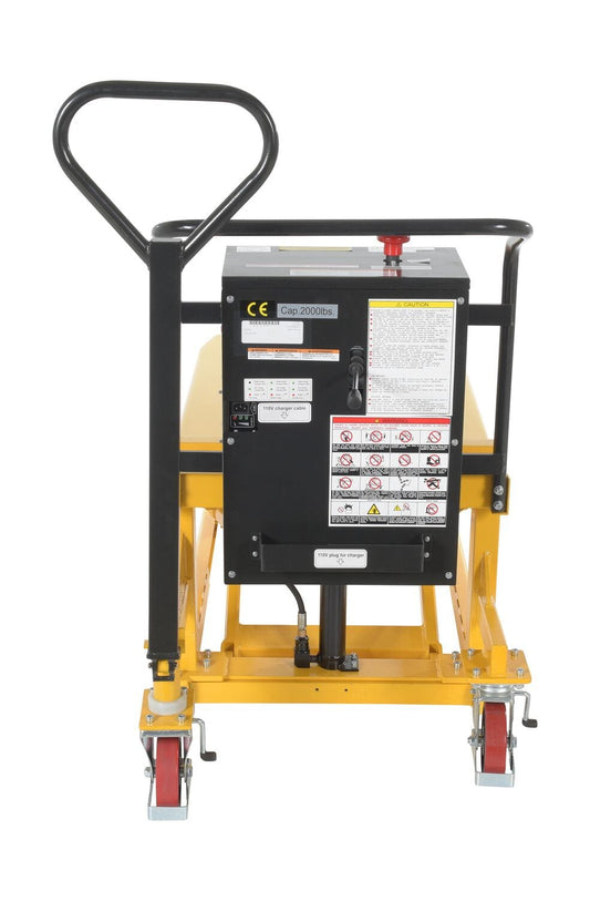 Centerline Dynamics Tote Lifters Vestil Steel Tote-A-Load DC Powered Fork Size 27 In. x 43 In. 2,200 Lb. Capacity