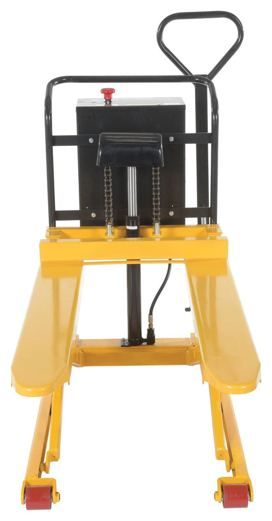 Centerline Dynamics Tote Lifters Vestil Steel Tote-A-Load DC Powered Fork Size 27 In. x 43 In. 2,200 Lb. Capacity