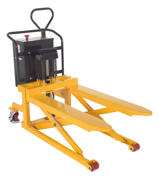Centerline Dynamics Tote Lifters Vestil Steel Tote-A-Load DC Powered Fork Size 27 In. x 43 In. 2,200 Lb. Capacity
