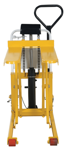 Centerline Dynamics Tote Lifters Vestil Steel Tote-A-Load Ergonomic Foot Pump Hydraulic Power Fork Size 21 In. x 43 In. 2,200 Lb. Capacity