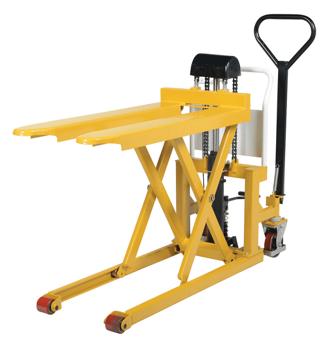 Centerline Dynamics Tote Lifters Vestil Steel Tote-A-Load Ergonomic Foot Pump Hydraulic Power Fork Size 21 In. x 43 In. 2,200 Lb. Capacity