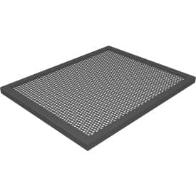 Centerline Dynamics Tray Durham Mfg® Perforated Tray for Pan & Tray Racks - 36x30