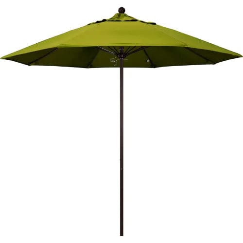 Centerline Dynamics Umbrellas & Bases California Umbrella Venture 9' Patio Umbrella, Bronze Pole, Olefin Kiwi Fabric