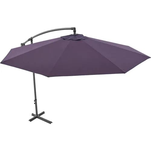 Centerline Dynamics Umbrellas & Bases Cantilever Umbrella w/ Crank, Tilt & Cross Brace, Olefin Fabric, 10'W, Navy