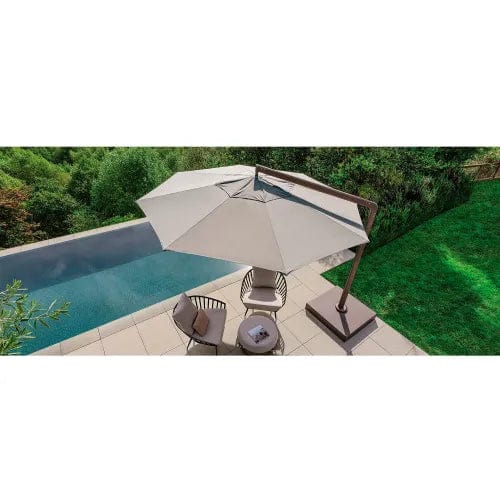 Centerline Dynamics Umbrellas & Bases Orion Square Umbrella w/ Sidepost, Sunbrella Awning, 105"W x 105"D x 111"H