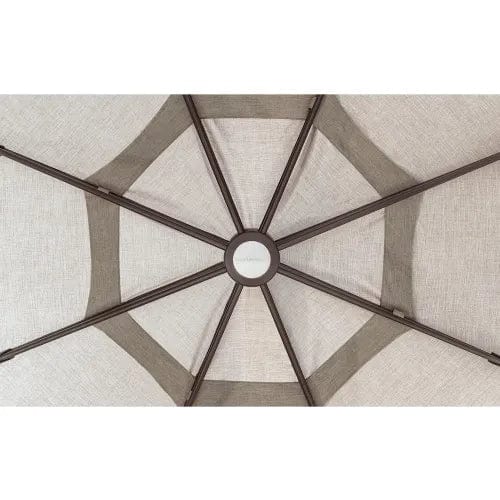 Centerline Dynamics Umbrellas & Bases Orion Square Umbrella w/ Sidepost, Sunbrella Awning, 105"W x 105"D x 111"H