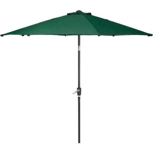 Global Industrial 8.5 ft. Outdoor Umbrella with Tilt Mechanism Olefin Green