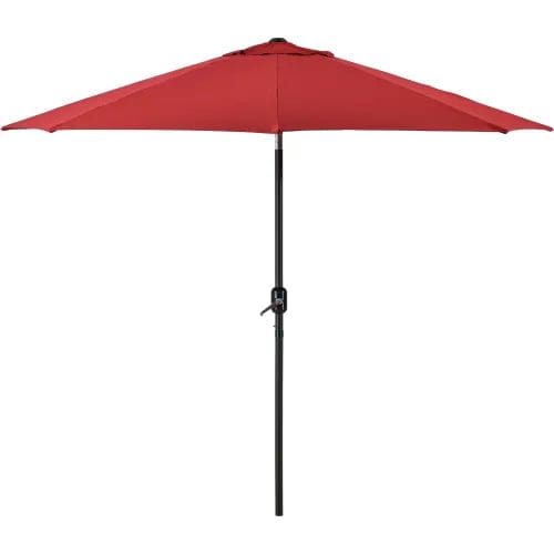 Centerline Dynamics Umbrellas & Bases Outdoor Umbrella with Tilt Mechanism, Olefin Fabric, 8-1/2'W, Red