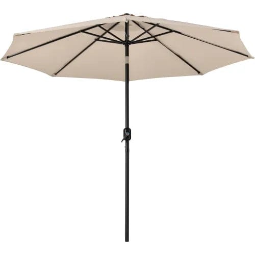 Centerline Dynamics Umbrellas & Bases Outdoor Umbrella with Tilt Mechanism, Olefin Fabric, 8-1/2'W, Tan
