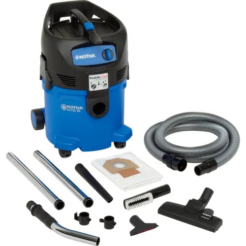 Centerline Dynamics Vacuums Nilfisk Attix 30 Wet/Dry Vacuum, 8 Gallon Cap.