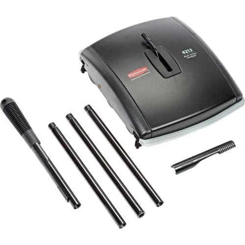 Centerline Dynamics Vacuums Rubbermaid Mechanical Sweeper w/Dual Brushes, 7-1/2" Cleaning Width