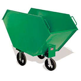 Centerline Dynamics Valley Craft® Steel Waste & Chip Truck 2/5 Cu. Yd. Cap, 1500 Lbs. Cap, Green