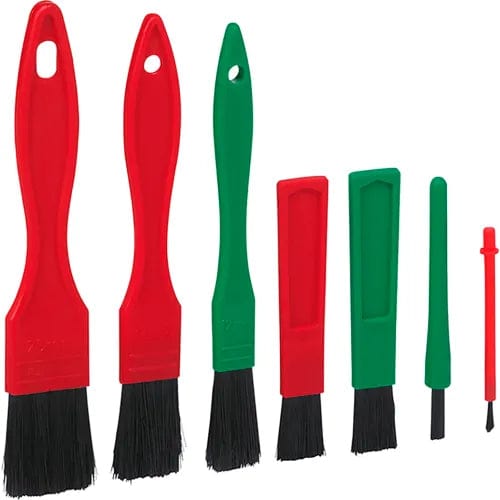 Centerline Dynamics Vehicle Cleaning Brushes Vikan Detail Brush Set W/ HDPE Bristles - 5-1/2"L x 2-3/4"W