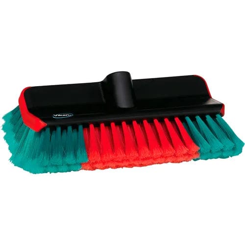 Centerline Dynamics Vehicle Cleaning Brushes Vikan Vehicle Wash Brush W/ Polyester Bristles - 11"L x 5-15/16"W