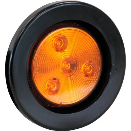 Centerline Dynamics Vehicle Lighting 2-1/2" Round 1 Led Amber Marker Light W/ Grommet & Plug - Min Qty 6