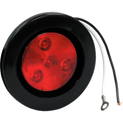 Centerline Dynamics Vehicle Lighting 2-1/2" Round 1 Led Red Marker Light W/ Grommet & Plug - Min Qty 6