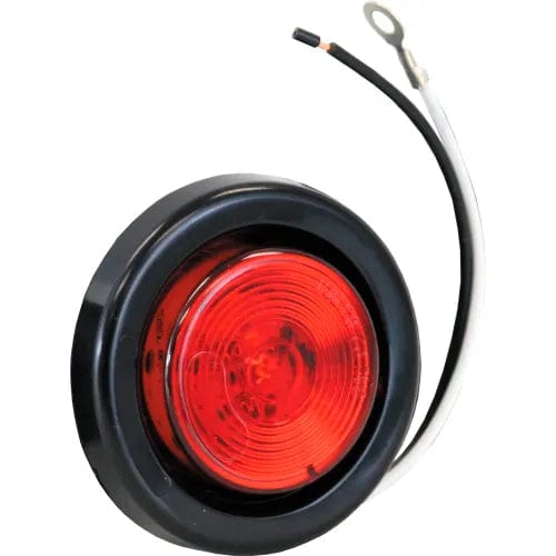 Centerline Dynamics Vehicle Lighting 2" Round 1 Led Red Marker Light W/ Grommet & Plug - Min Qty 6