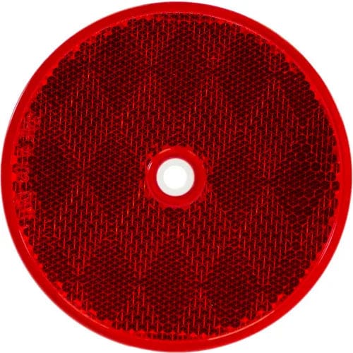 Centerline Dynamics Vehicle Lighting 3.1875" Red Round DOT Bolt-On Reflectors - 5623316 - Pkg Qty 10