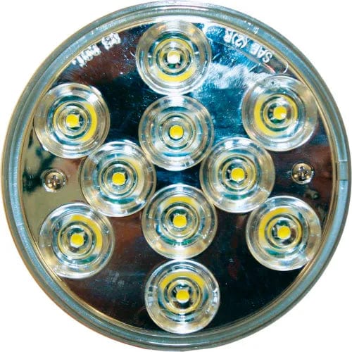 Centerline Dynamics Vehicle Lighting 4" Clear round Backup Light With 10 LED - 5624350 - Pkg Qty 10