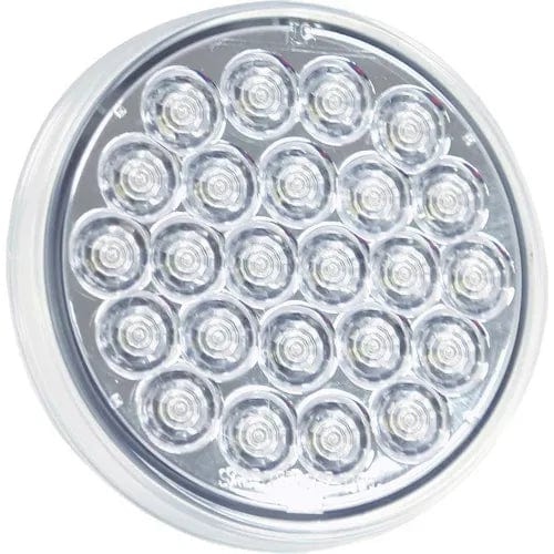 Centerline Dynamics Vehicle Lighting 4" Clear round Backup Light With 24 LED - 5624325 - Pkg Qty 10