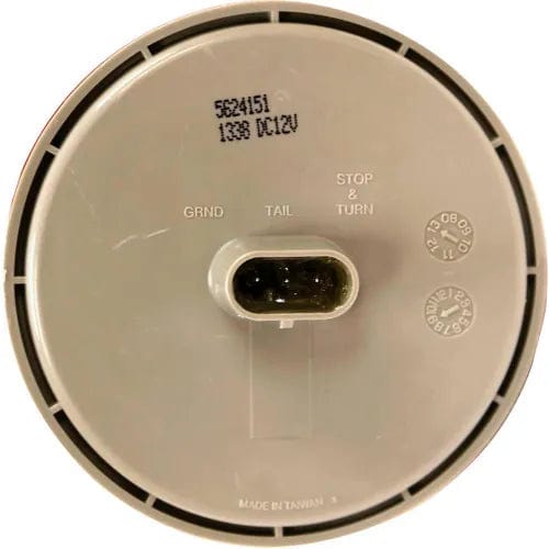 Centerline Dynamics Vehicle Lighting 4" Red round Stop/Turn/Tail Light With 10 LED With AMP-Style Connection - 5624151 - Pkg Qty 10