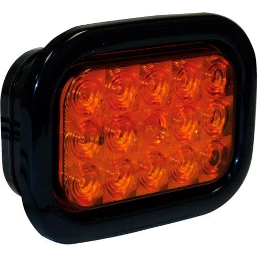 Centerline Dynamics Vehicle Lighting 5.33" Amber Rectangular Turn Signal Light Kit With 15 LED - 5625215