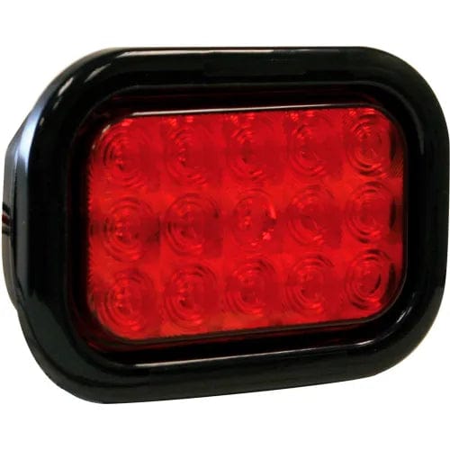 Centerline Dynamics Vehicle Lighting 5.33" Red Rectangular Stop/Turn/Tail Light Kit With 15 LED - 5625115