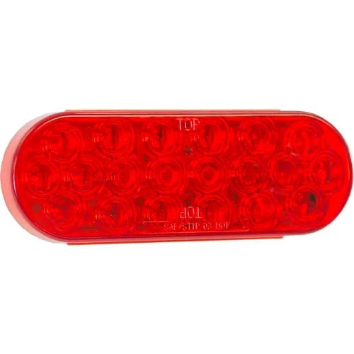 Centerline Dynamics Vehicle Lighting 6" Red Oval Stop/Turn/Tail Light With 20 LED - 5626521 - Pkg Qty 10