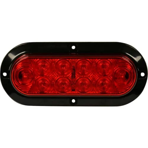 Centerline Dynamics Vehicle Lighting 6" Red Oval Stop/Turn/Tail Surface Mount Light Kit With 10 LED - 5626552 - Pkg Qty 10