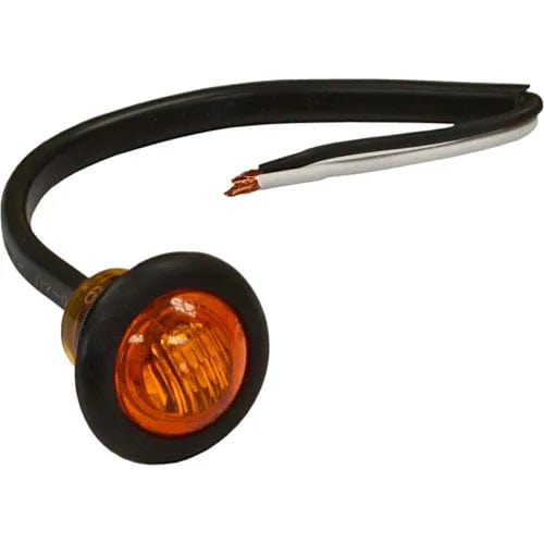 Centerline Dynamics Vehicle Lighting .75" Round Marker Clearance Lights - 3 LED Amber With Stripped Leads - 5627527