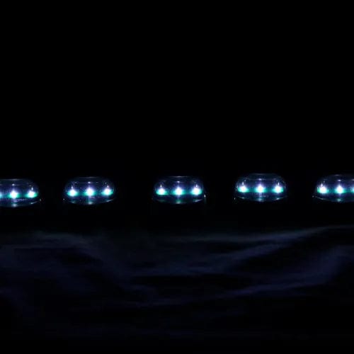 Centerline Dynamics Vehicle Lighting Wireless Solar-Powered Truck/Cab LED Light, White, Pack of 5