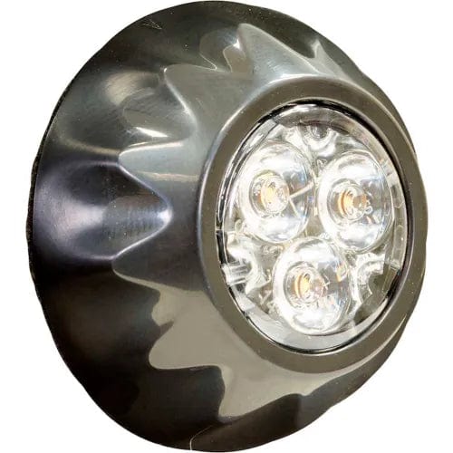 Centerline Dynamics Vehicle Maintenance 1" Amber Round Surface/Recess Mount Strobe Lights With 3 LED - 8892400