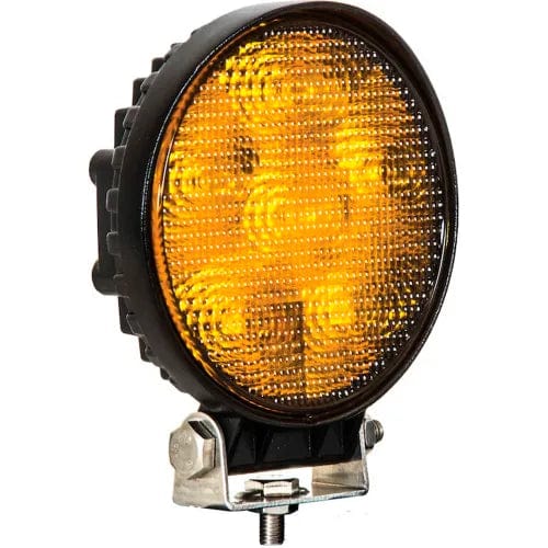 Centerline Dynamics Vehicle Maintenance 4.6" Amber Round Post Mount Spreader Light With 6 LED - 8891015