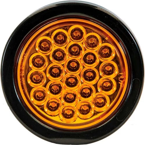 Centerline Dynamics Vehicle Maintenance 4" Amber Round Recessed Strobe Warning Light With 24 LED - SL41AR