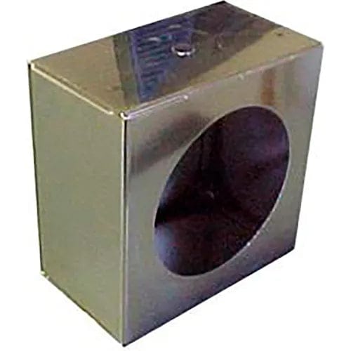 Centerline Dynamics Vehicle Maintenance 4" Single Round Polished Stainless Steel Light Box w/ Knockouts