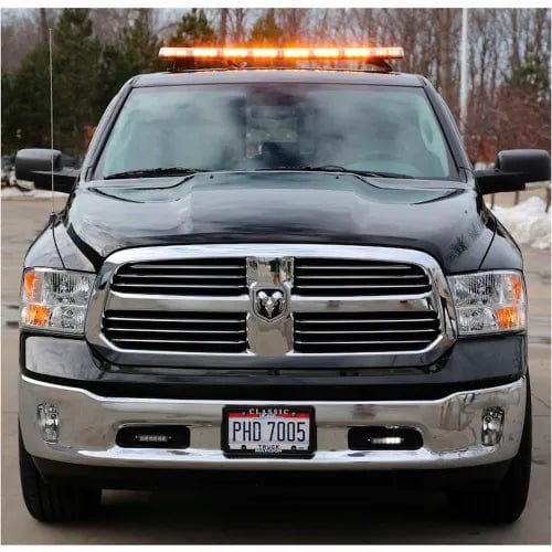 Centerline Dynamics Vehicle Maintenance 49" Amber Modular Light Bar With 14 LED Modules And Built-In Traffic Arrow - 8893049