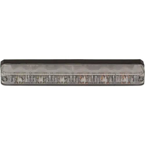 Centerline Dynamics Vehicle Maintenance 5.19" Amber/Clear Low Profile Strobe for Narrow Grill Spacing With 6 LED - 8892802